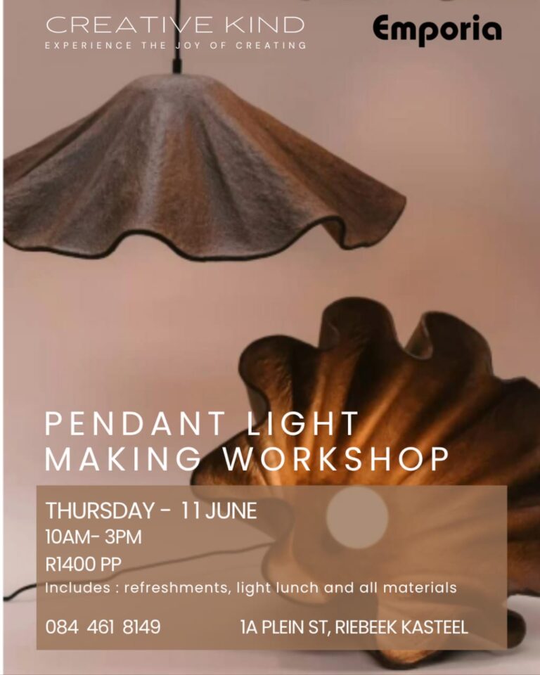 Pendant Light Making Workshop